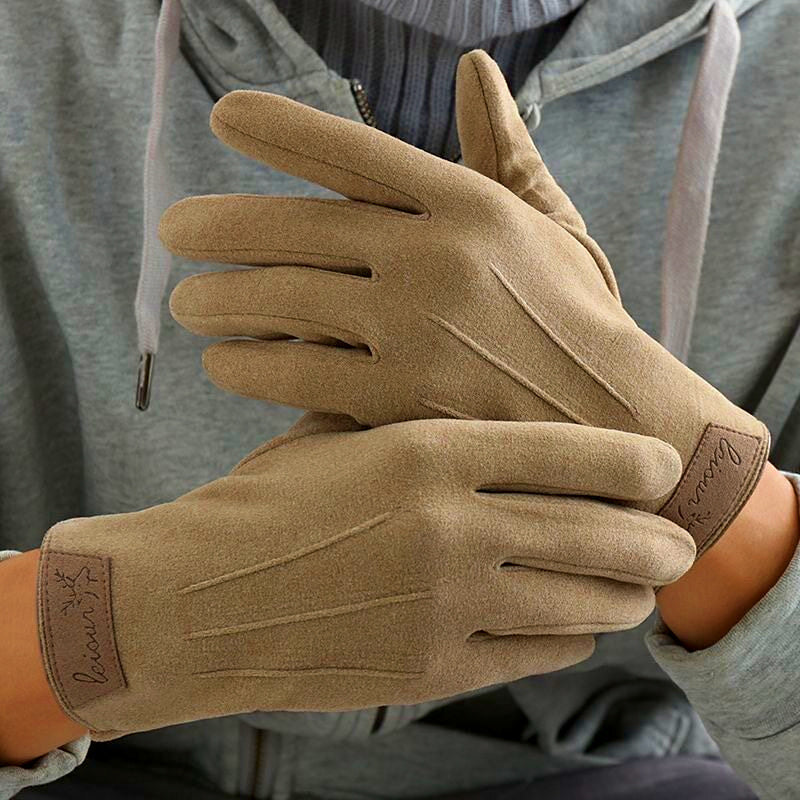 Winter Touchscreen Gloves, Thermal Fleece-Lined, Windproof – option photo