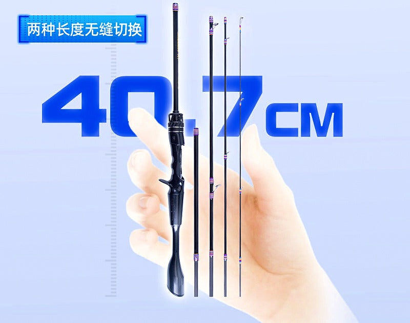 5-Piece Ultralight Travel Rod, 1.48–1.68 m (58–66 in) – option photo