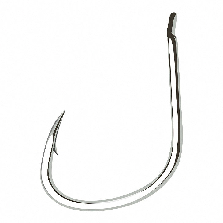 2X Strong Single Hooks, Barbed, High Carbon Steel, 10-Pack – option photo