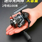 Mini Spinning Reel, Front Drag, Interchangeable Handle – option photo