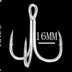 Treble Hooks, 5X Strong, Rust-Resistant, 20 or 50 Pack – option photo