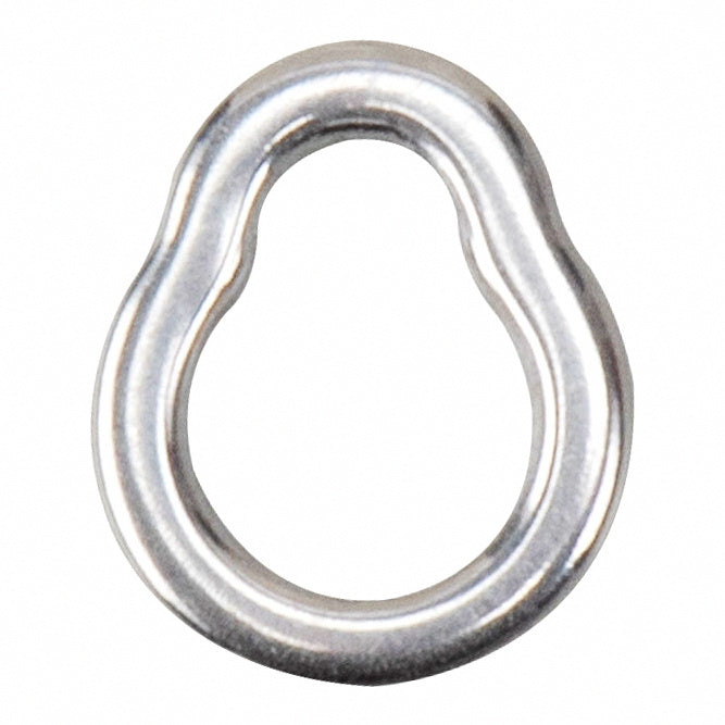 304 Stainless Steel Solid Rings, Pear-Shaped Single Loop, 10 Pack – option photo