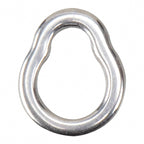 304 Stainless Steel Solid Rings, Pear-Shaped Single Loop, 10 Pack – option photo