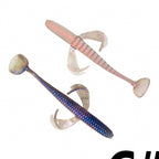 Floating T-Tail Soft Bait with Jig Head Hook, 5.5 & 7 cm – option photo