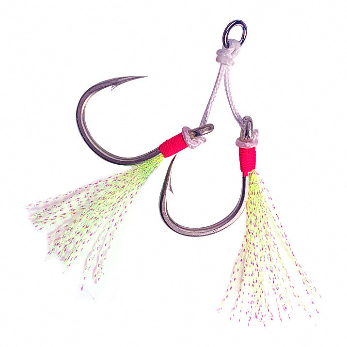 Slow Pitch Jig Assist Hooks, Double Hook, 2/0–9/0 – option photo