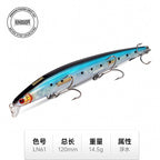 Floating Minnow Lure, 3 Hooks, 120–180 mm (4.7–7.1 in) – option photo
