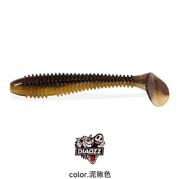 T-Tail Soft Shrimp Lure, 15 pcs, 3.5–6.5 cm (1.4–2.6 in) – option photo