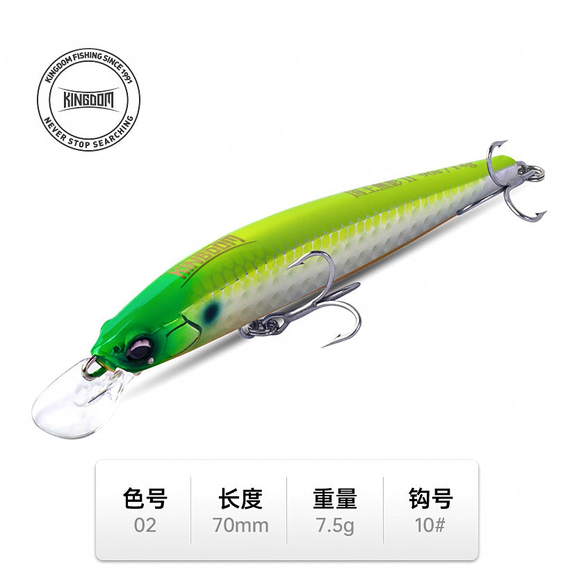 Sinking Minnow Lure, 70–110 mm, 7.5–18 g (0.26–0.63 oz) – option photo