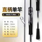 Fast Action Carbon Lure Rod, 2-Piece, 1.98–2.58 m – option photo
