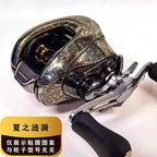 3D Textured Baitcasting Reel Wrap Film, Left or Right Hand – option photo