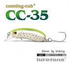 Mini Minnow Lure, Slow Sinking & Floating, 3–5 g (0.11–0.18 oz) – option photo