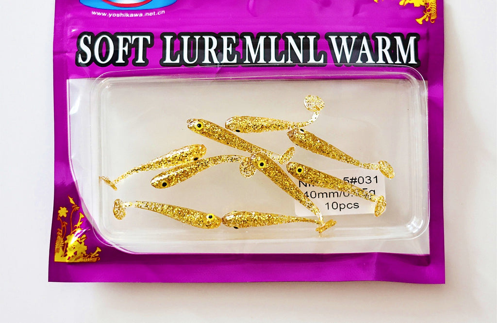 Mini T-Tail Grub Soft Bait, 3.5 cm (1.4 in), Jig Heads – option photo