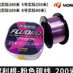 Soft Fluorocarbon Leader Line, Pink / Ice Blue / Clear – option photo