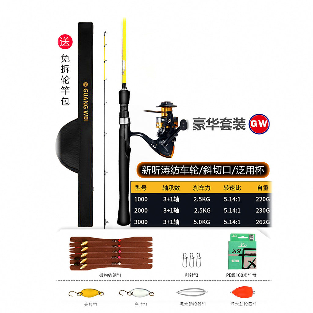 Carbon Rod & Reel Combo, UL–XH, 1.37–2.4 m (4.5–7.9 ft) – option photo