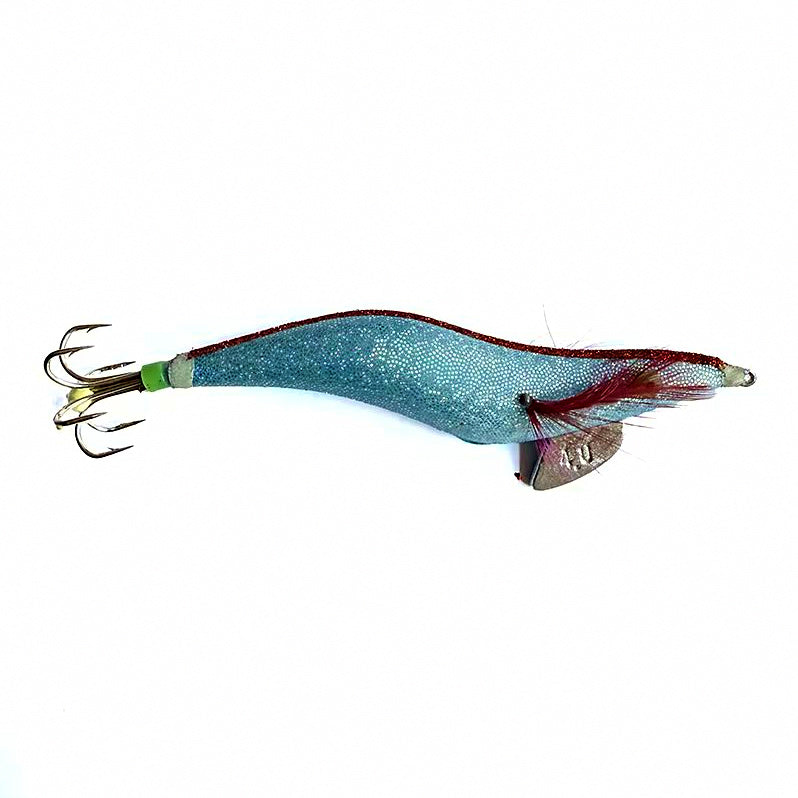Glow Wood Shrimp Squid Jig, Six-Prong, Size 4.0 – option photo