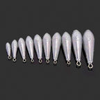 Willow Leaf Lead Sinker, Stainless Ring, 0.18–17.6 oz (5–500 g) – option photo