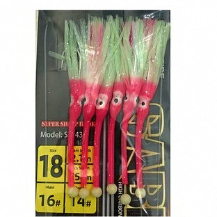 Multi-Hook Rig for Cutlassfish & Squid, Red Skin Style – option photo