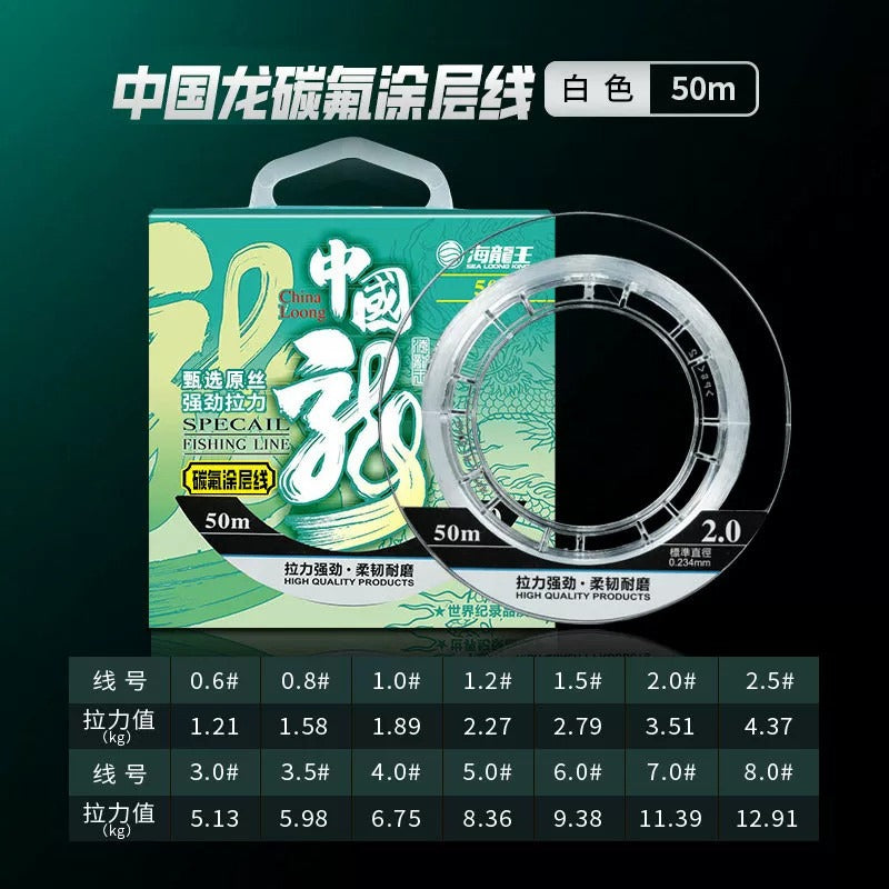 Fluorocarbon-Coated Nylon Leader Line, 50–200 m (164–656 ft) – option photo