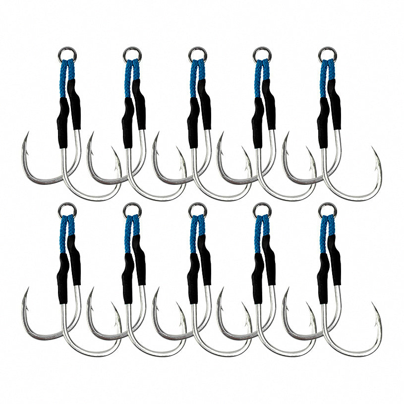 Slow Pitch Jig Assist Hooks, Double Hook Set, 2/0–9/0 – option photo