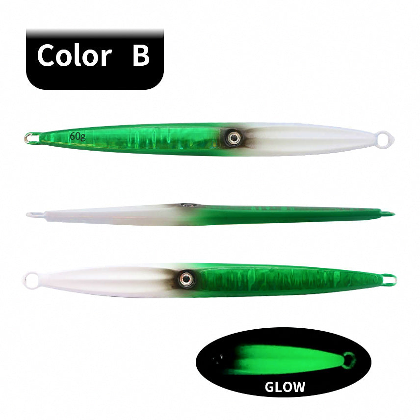 Saltwater Slow Pitch Metal Jig, 40–500 g (1.4–17.6 oz) – option photo