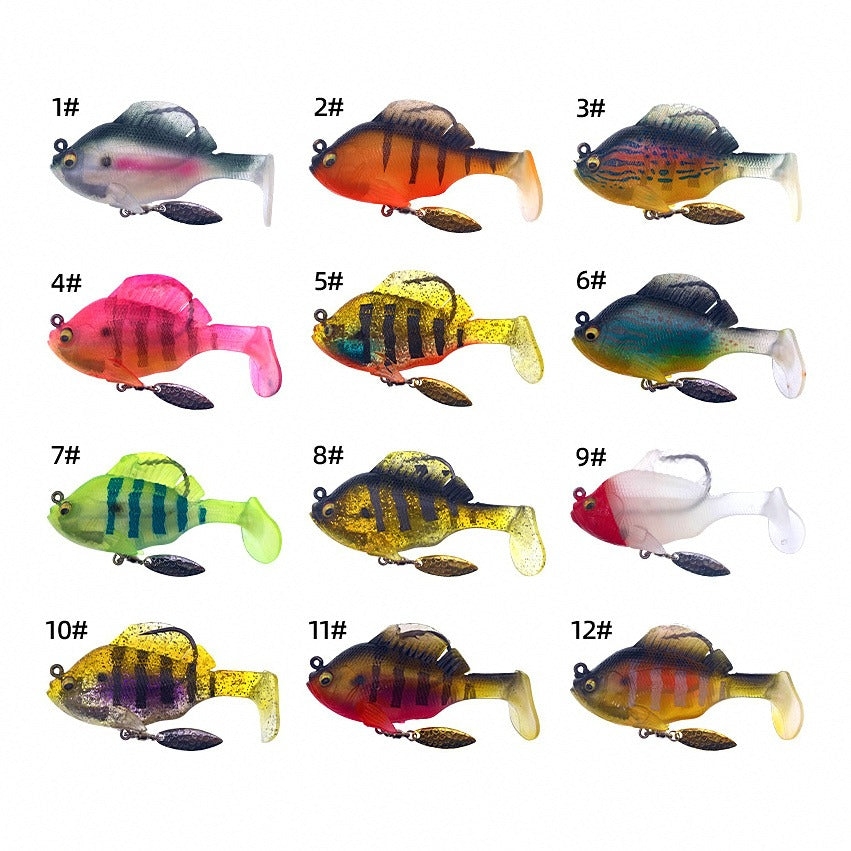 Weighted T-Tail Soft Swimbait, 10 g & 14 g (0.35 & 0.5 oz) – option photo