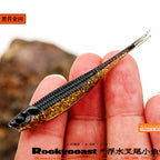 Floating Forked-Tail Minnow Soft Bait, 6.5 cm (2.6 in), 12-Pack – option photo