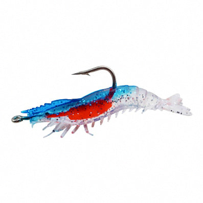 Weighted Soft Shrimp Lure with Hook, 6 cm (2.4 in), 3 g – option photo