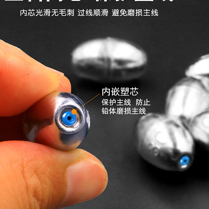 Lead Olive Sinker, Through-Hole, 0.35–198 g (0.012–6.98 oz) – option photo