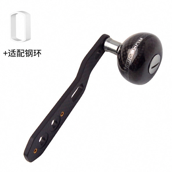 Baitcasting Reel Handle, Carbon Single Arm with Carbon Knob – option photo