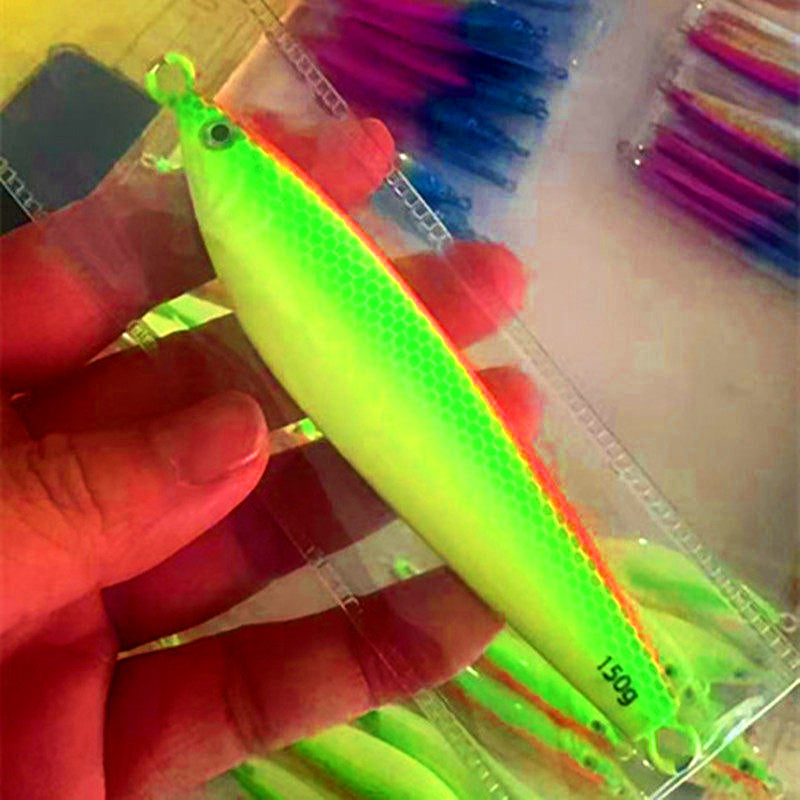 Cod Flat Metal Jig, Glow, 150–200 g (5.3–7.1 oz) – option photo