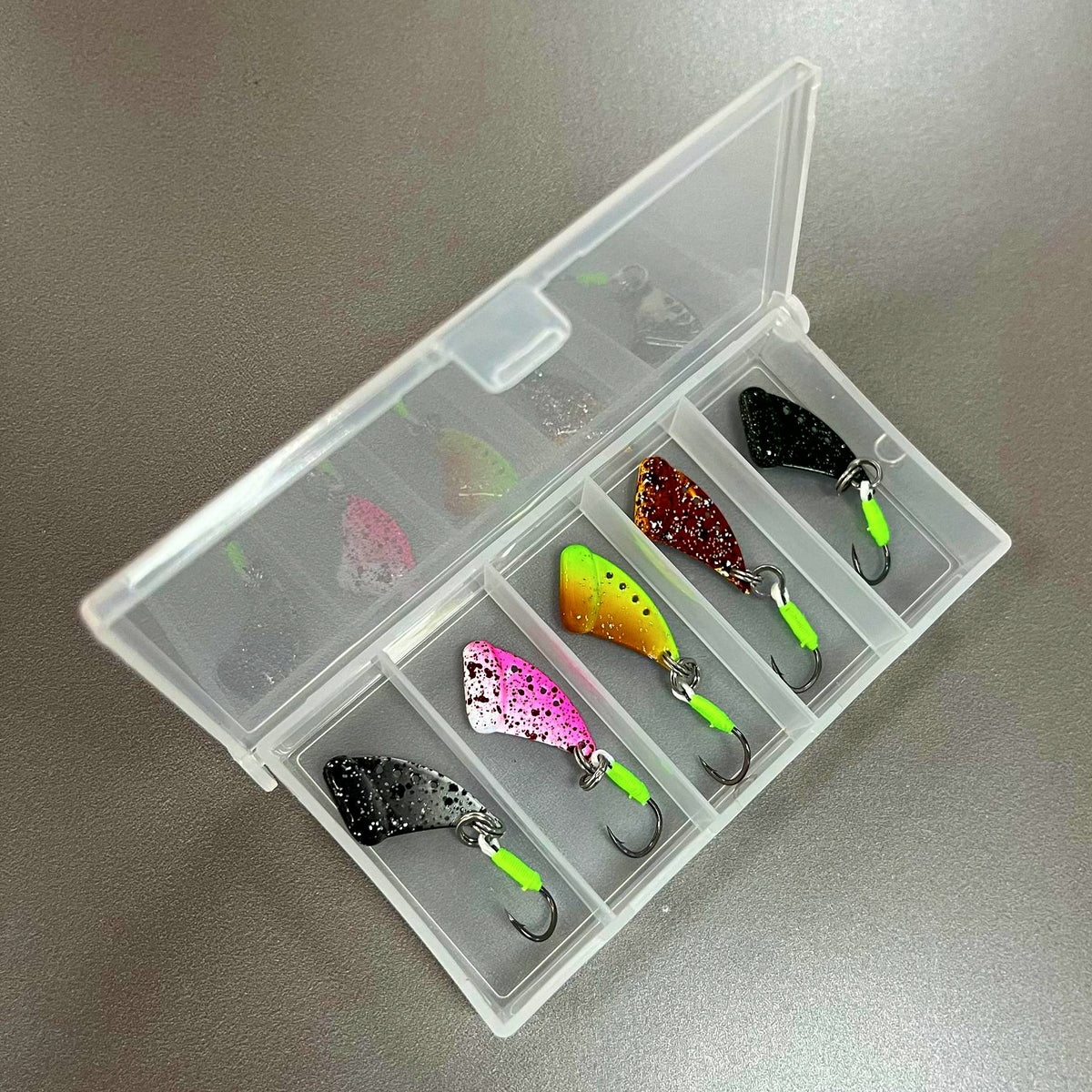 Mini VIB Blade Bait, 25 mm 2.5 g (0.09 oz), 5-Pc Box Set – option photo
