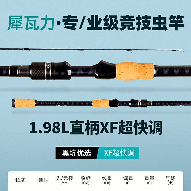 Carbon Worm Rod, Extra Fast, 2-Piece, 1.98–2.4 m (6.5–7.9 ft) – option photo