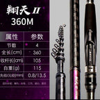 Carbon Iso Boat Rod, 4-Section, 3.6–4.2 m (11.8–13.8 ft) – option photo