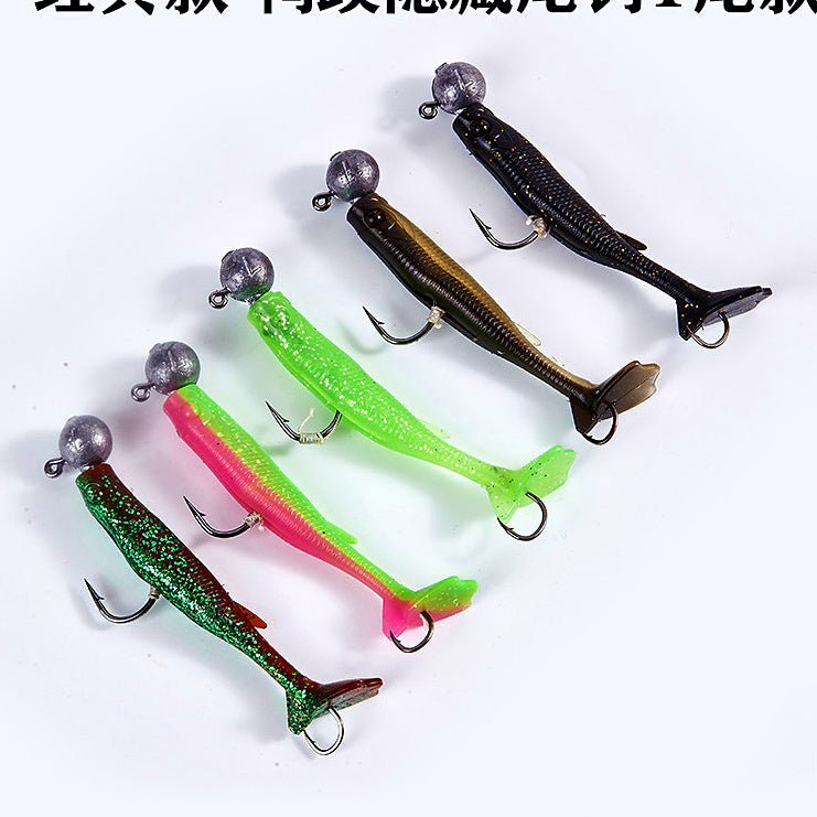 Scented T-Tail Soft Bait Jig Head Set, 3.5–20 g (0.12–0.71 oz) – option photo