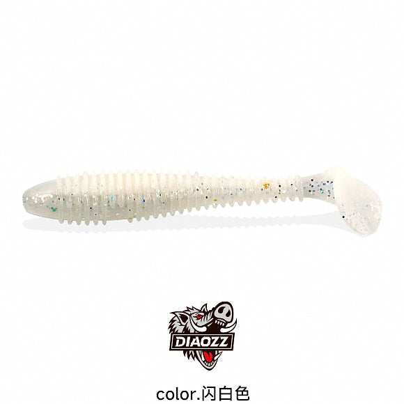 T-Tail Soft Shrimp Lure, 15 pcs, 3.5–6.5 cm (1.4–2.6 in) – option photo