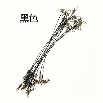 Steel Wire Leader with Swivel and Snap, 10–30 cm (3.9–11.8 in) – option photo
