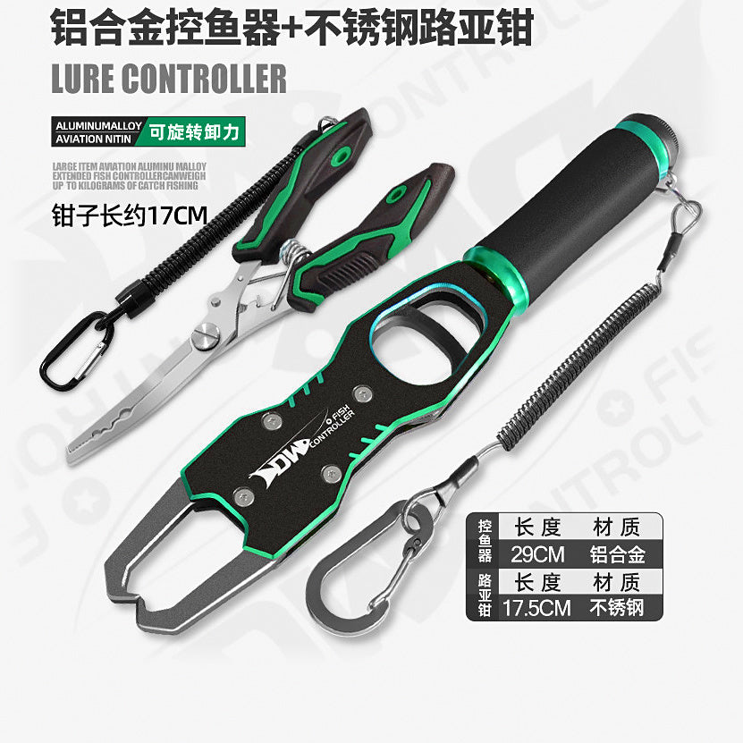 Aluminum Fish Gripper with Scale & Fishing Pliers Set – option photo
