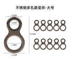 304 Stainless Steel Figure-Eight Fishing Swivel Connector – option photo