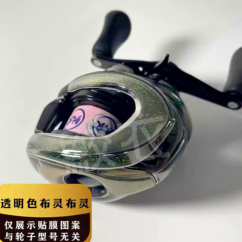 3D Textured Baitcasting Reel Wrap Film, Left or Right Hand – option photo