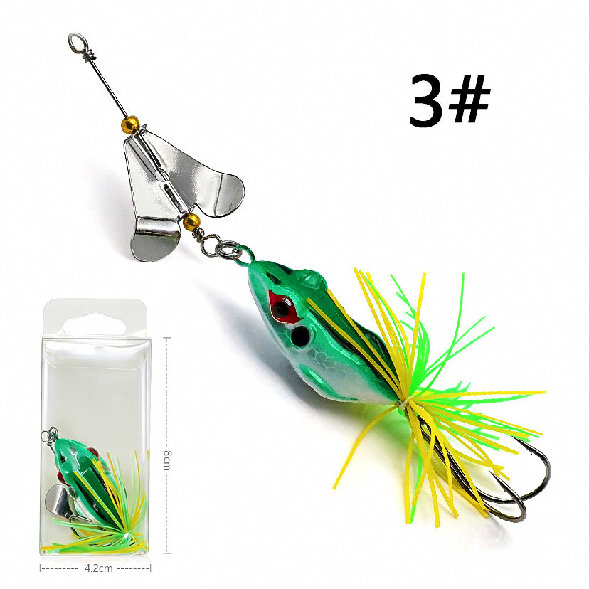 Weedless Frog Lure with Spinner Blade, 4.5 cm, 10.3 g (0.36 oz) – option photo