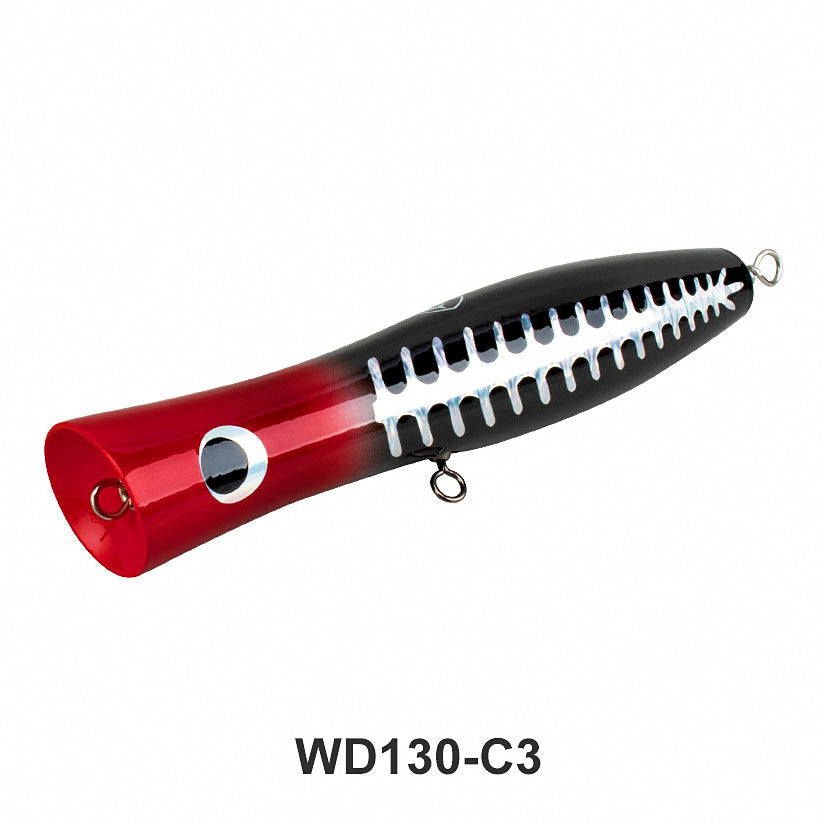 Wooden Floating Popper Lure for Tuna & Mackerel – option photo