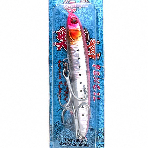 Sinking Pencil Lure, 130 mm (5.1 in) 80 g (2.8 oz), Treble Hooks – option photo
