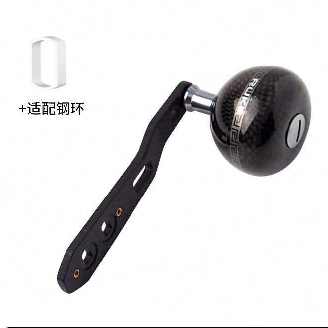 Baitcasting Reel Handle, Carbon Single Arm with Carbon Knob – option photo