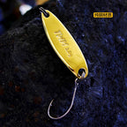 Pure Copper Micro Spoon Lure, Single Hook, 1.6–3.5 g (0.06–0.12 oz) – option photo