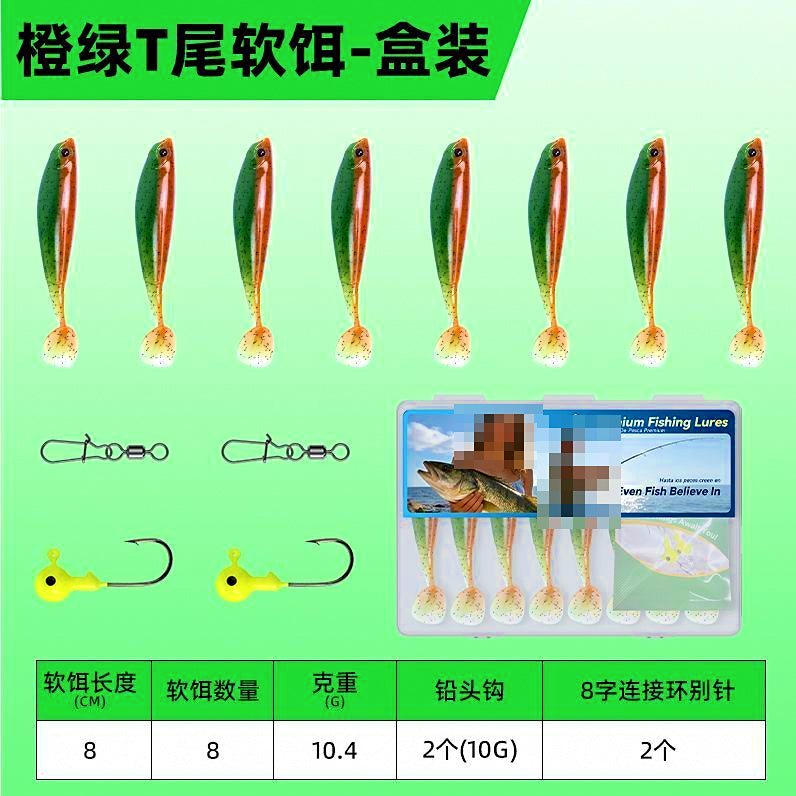 Soft Plastic Swimbait Assortment with Jig Heads, Multi-Pack – option photo