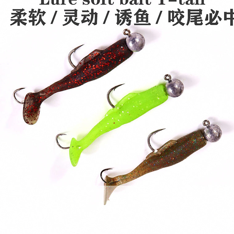 Scented T-Tail Soft Bait Jig Head Set, 3.5–20 g (0.12–0.71 oz) – option photo