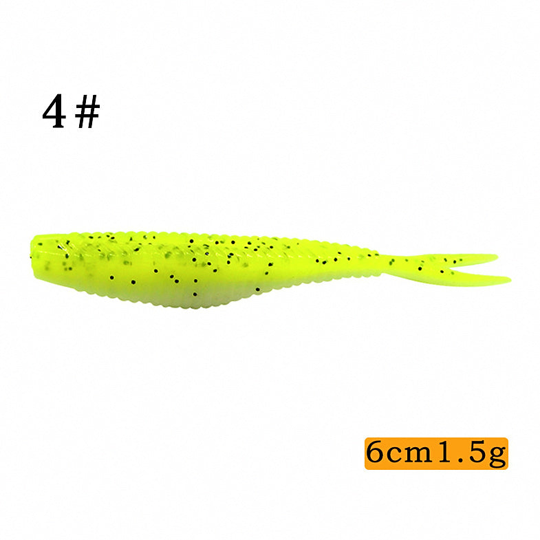 Two-Tone Forked Tail Soft Bait, 6 cm & 7 cm (2.4 in & 2.8 in) – option photo