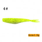 Two-Tone Forked Tail Soft Bait, 6 cm & 7 cm (2.4 in & 2.8 in) – option photo