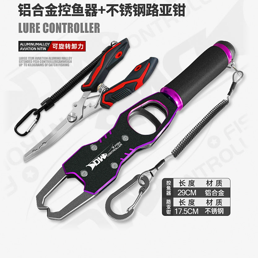 Aluminum Fish Gripper with Scale & Fishing Pliers Set – option photo