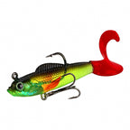 Curly Tail Soft Lure with Lead Jig Head, 9 cm (3.5 in), 9.5 g – option photo